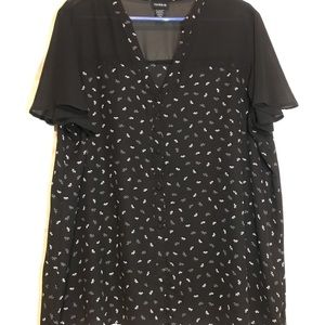 Torrid black blouse
